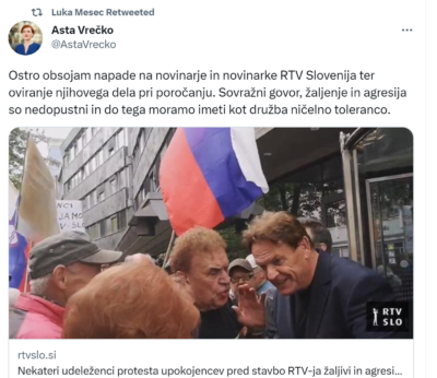 Nam novinarji lažejo? Policija ni zaznala množične agresije nanje