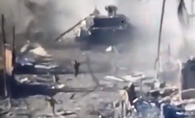 Ko Munchausen obmolkne. Na minah T-90M in MaxxPro oklepniki