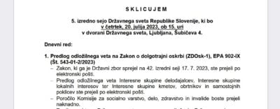 Veto na škandalozno uzakonjen dodaten prispevek za dolgotrajno oskrbo