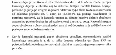 “Hitra” sodišča: Goljufanje Pečečnika za 150.000 evrov zastaralo