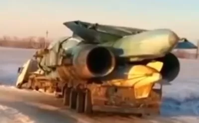 Ruska polja smrti, še drugi nemški Patriot, Su-34 padel s ceste