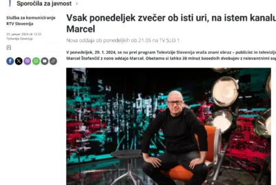 Golob bo ob ponedeljkih imel Marcela Štefančiča
