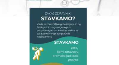 Socialistični boj FIDESA in Golobove vlade na plečih bolnikov
