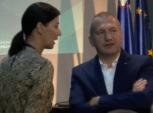 Dominika Švarc Pipan in Črnčec na "obrambnem" sejmu