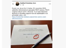 Drugorazredenost nadškofa Zoreta v primerjavi z Marto Kos