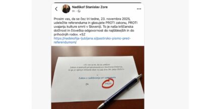 Drugorazredenost nadškofa Zoreta v primerjavi z Marto Kos