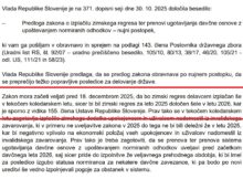 "Zimski regres" bo izplačan kadarkoli bo