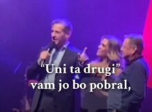 "Golob se je pojavil na odru. Sam. Brez zdravniškega nadzora. In glej to."