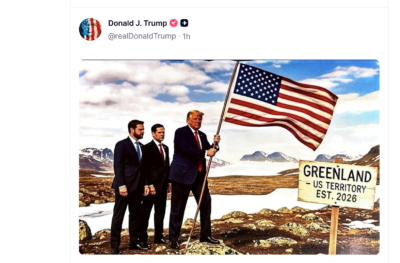 Trump: Ne bom s silo zavzel Grenlandije