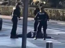 Policija v Mostah ustrelila napadalca z nožem