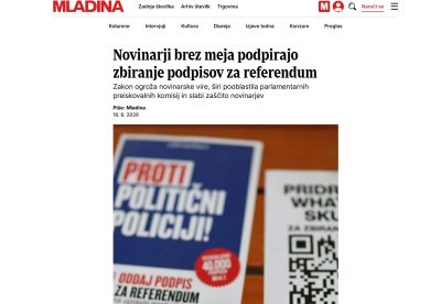 Novinarji brez meja lažejo